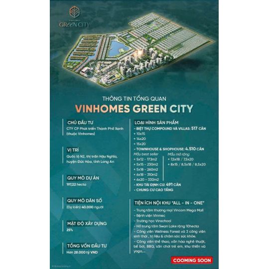 NHẬN BOOKING VINHOMES GREEN CITY HẬU NGHĨA