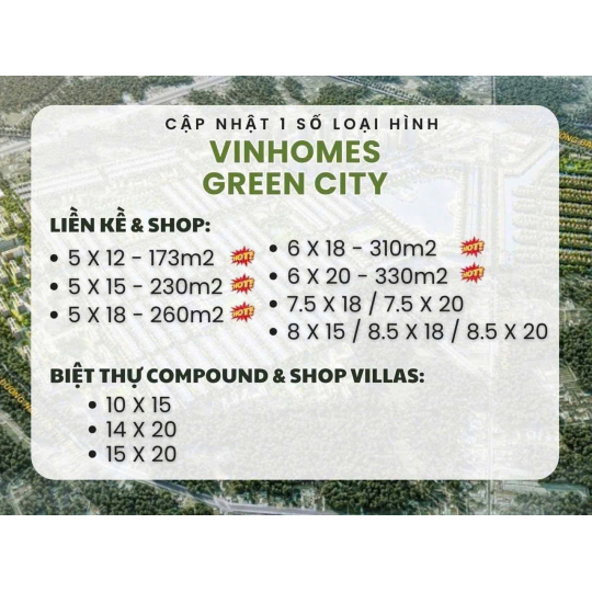 THÔNG TIN TỔNG QUAN DỰ AN VINHOMES GREEN CITY Long An