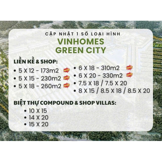 THÔNG TIN TỔNG QUAN DỰ ÁN VINHOMES